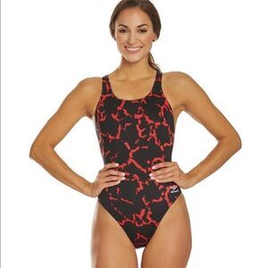 𝅺SPEEDO Endurance+ Wrack It Up Ladies Super Pro One
Piece Swimsuit 20 NWT